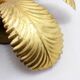 Wall light, ceiling light in gilded metal with gold leaf, 1970-1980