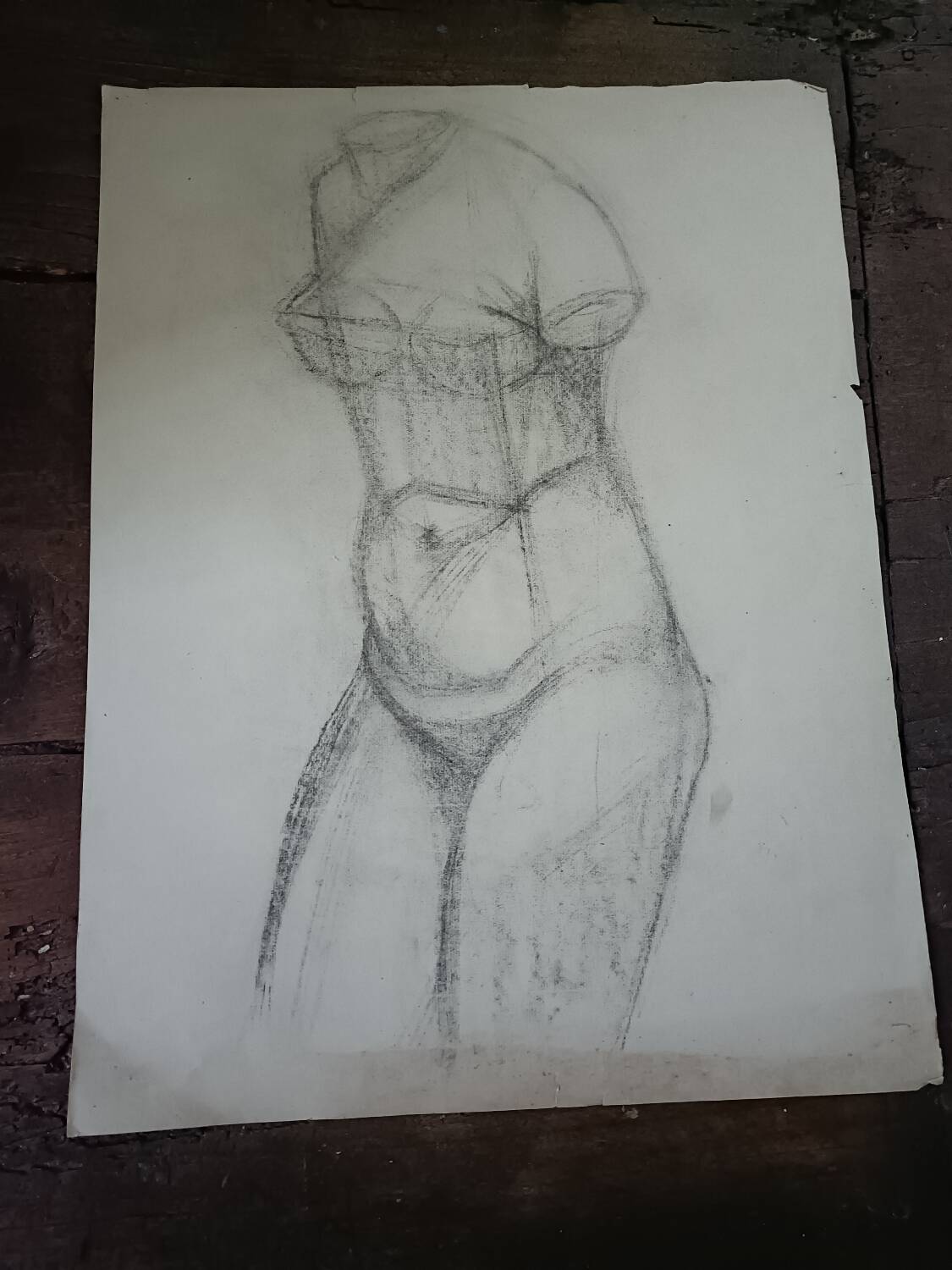 Study, drawing, nude