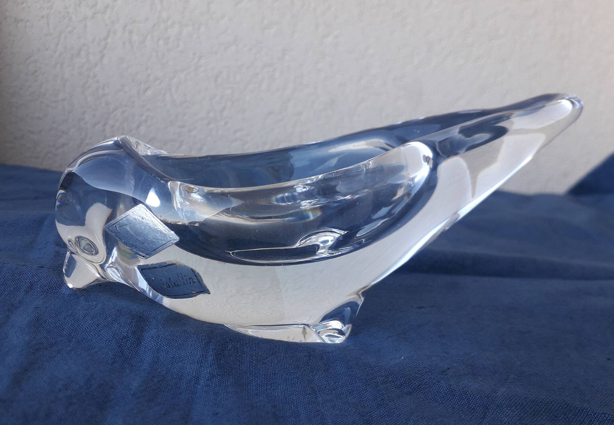 Crystal bird catchall