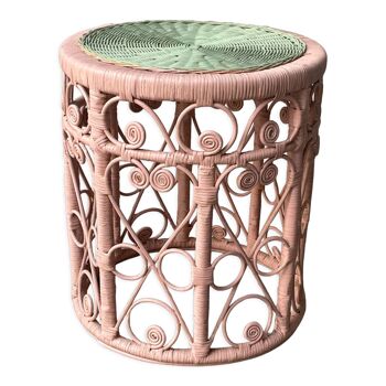 Beautiful rattan coffee table stool, wicker design 70