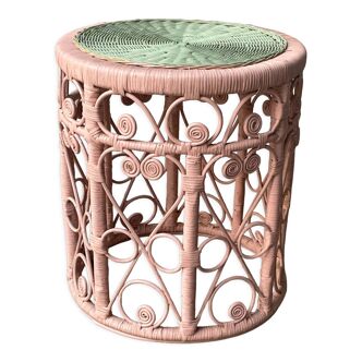 Beautiful rattan coffee table stool, wicker design 70