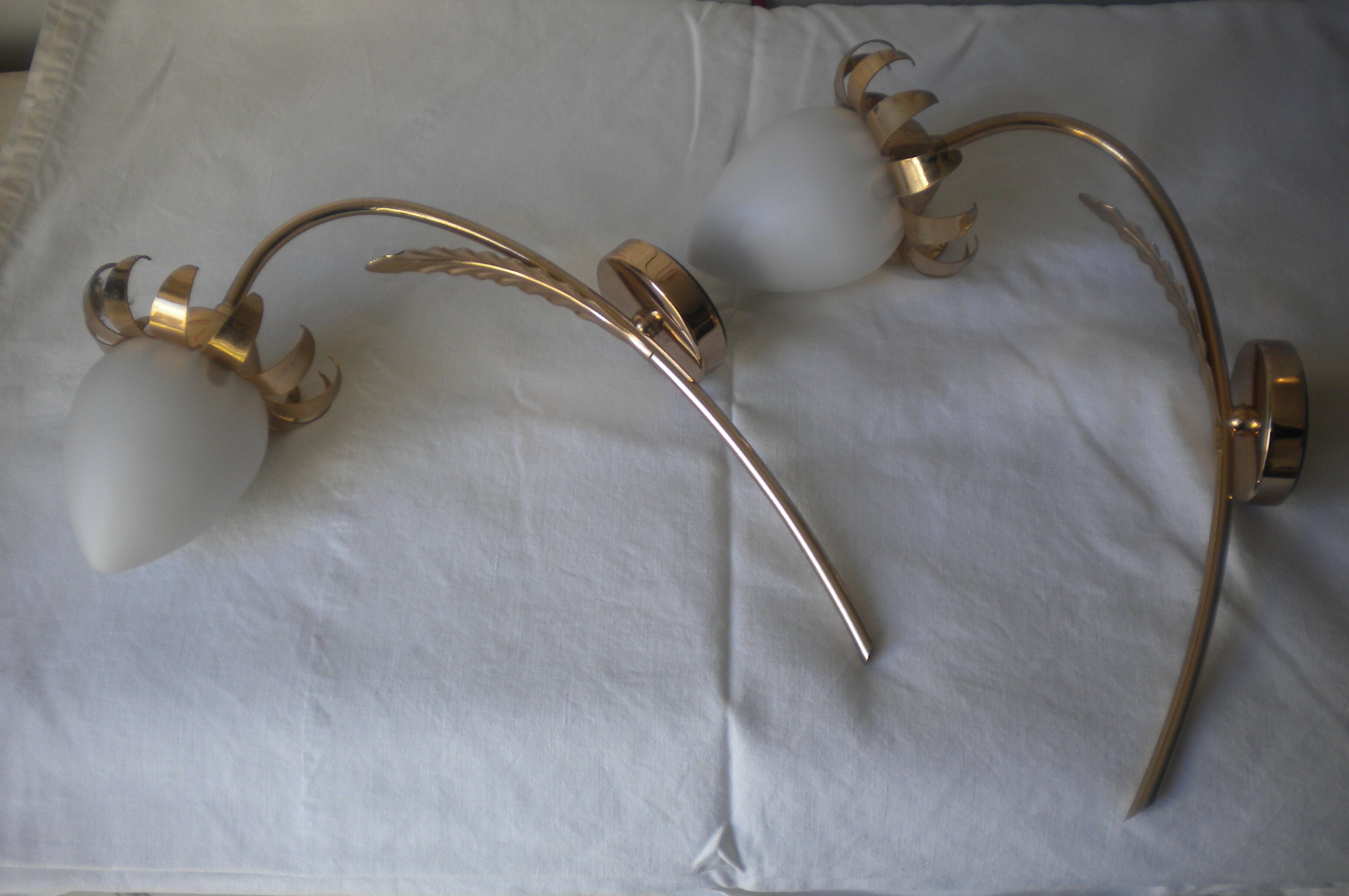 Pair of vintage wall lamp