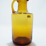 Pichet en verre jaune Kosta Boda par Ernest Gordon
