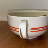 Sarreguemines earthenware coffee cups