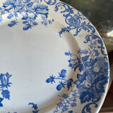 39-piece blue floral service - terre de fer