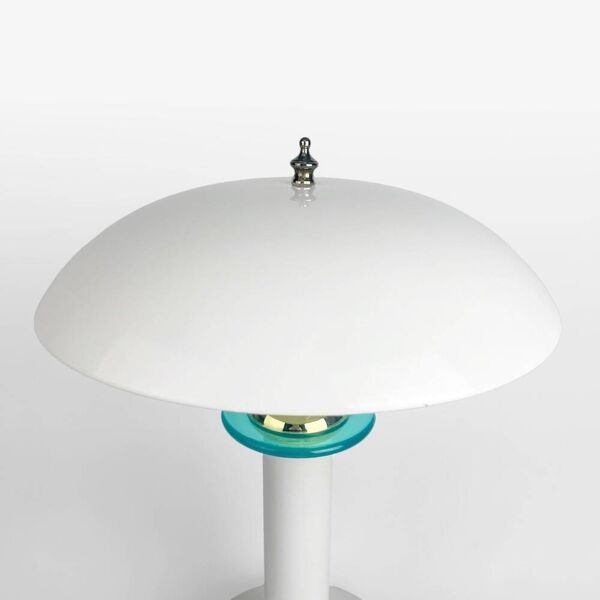 Lampe champignon blanche Cima 9105 années 80/90