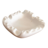 Empty matt white ceramic pocket 1950