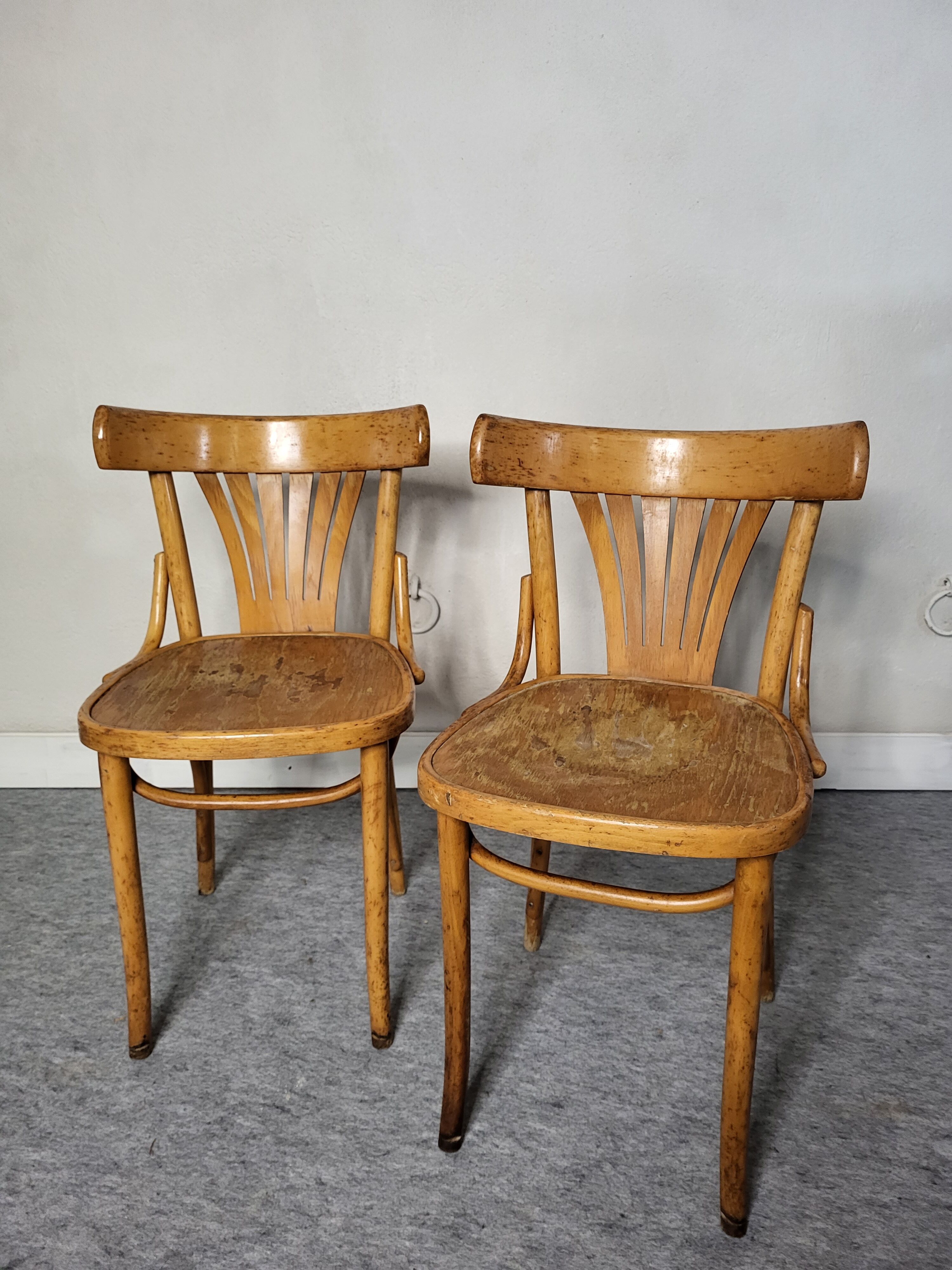 Pair of bistro chairs