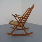 Teak Rocking Chair by Frank Reenskaug for Bramin, Denmark, 1960s
