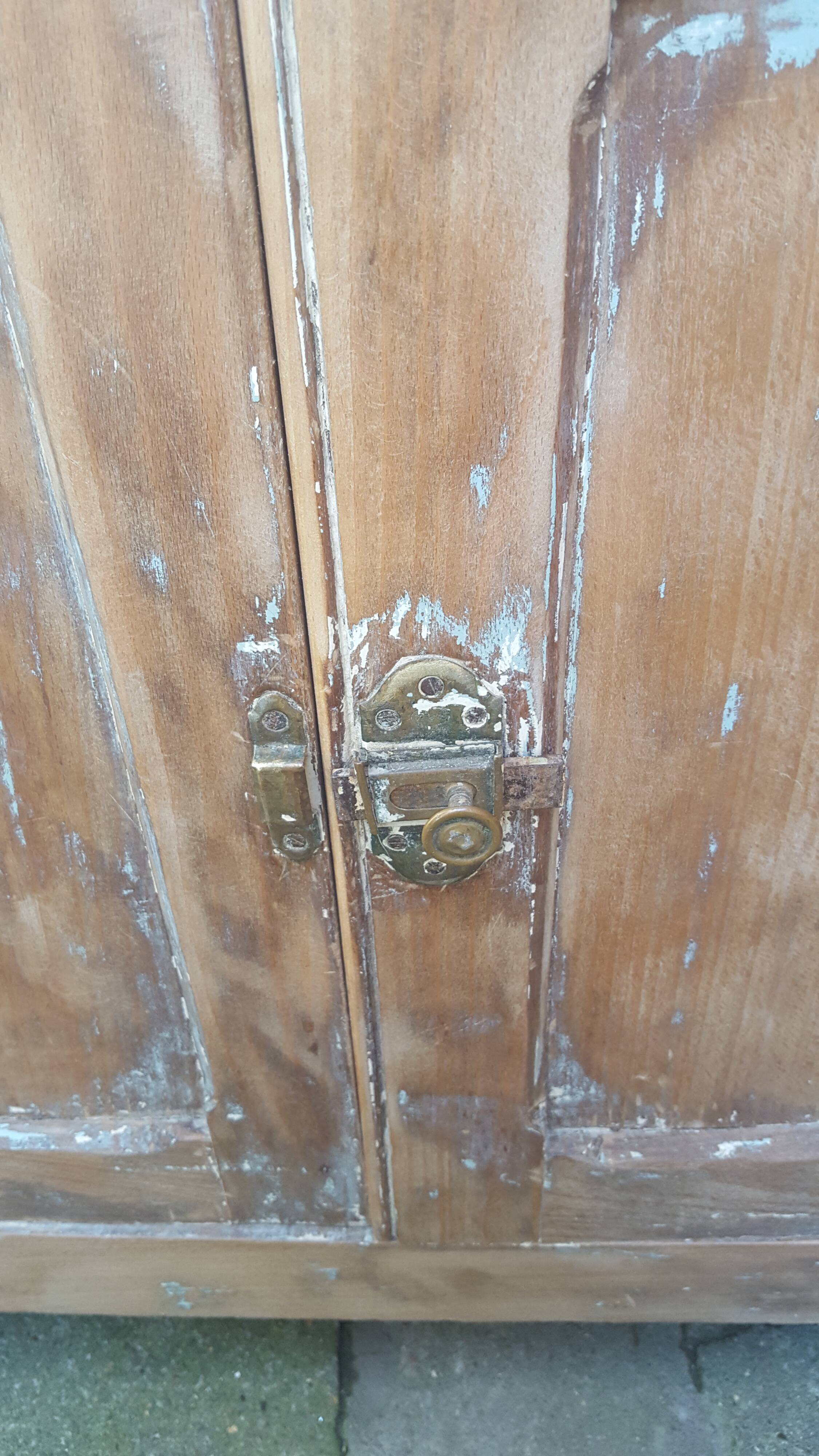 Parisian buffet billot natural patina