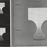 "Sebenica" Huge table lamp by Vistosi Italy