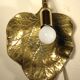 Brass "sheet" wall lamp