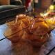 VINTAGE DURALEX Bowls - Amber I.R.R. Tempered Glass