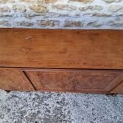 Mahogany glass sideboard, 1950