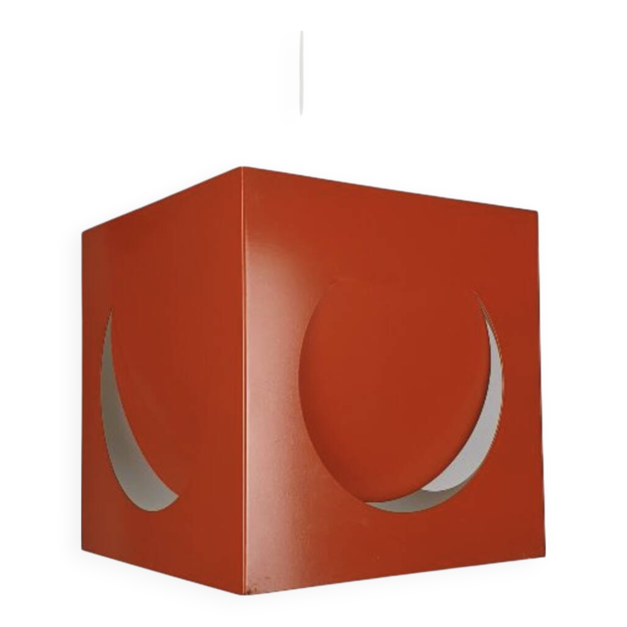 Vintage cube pendant lamp Stockmann Orno