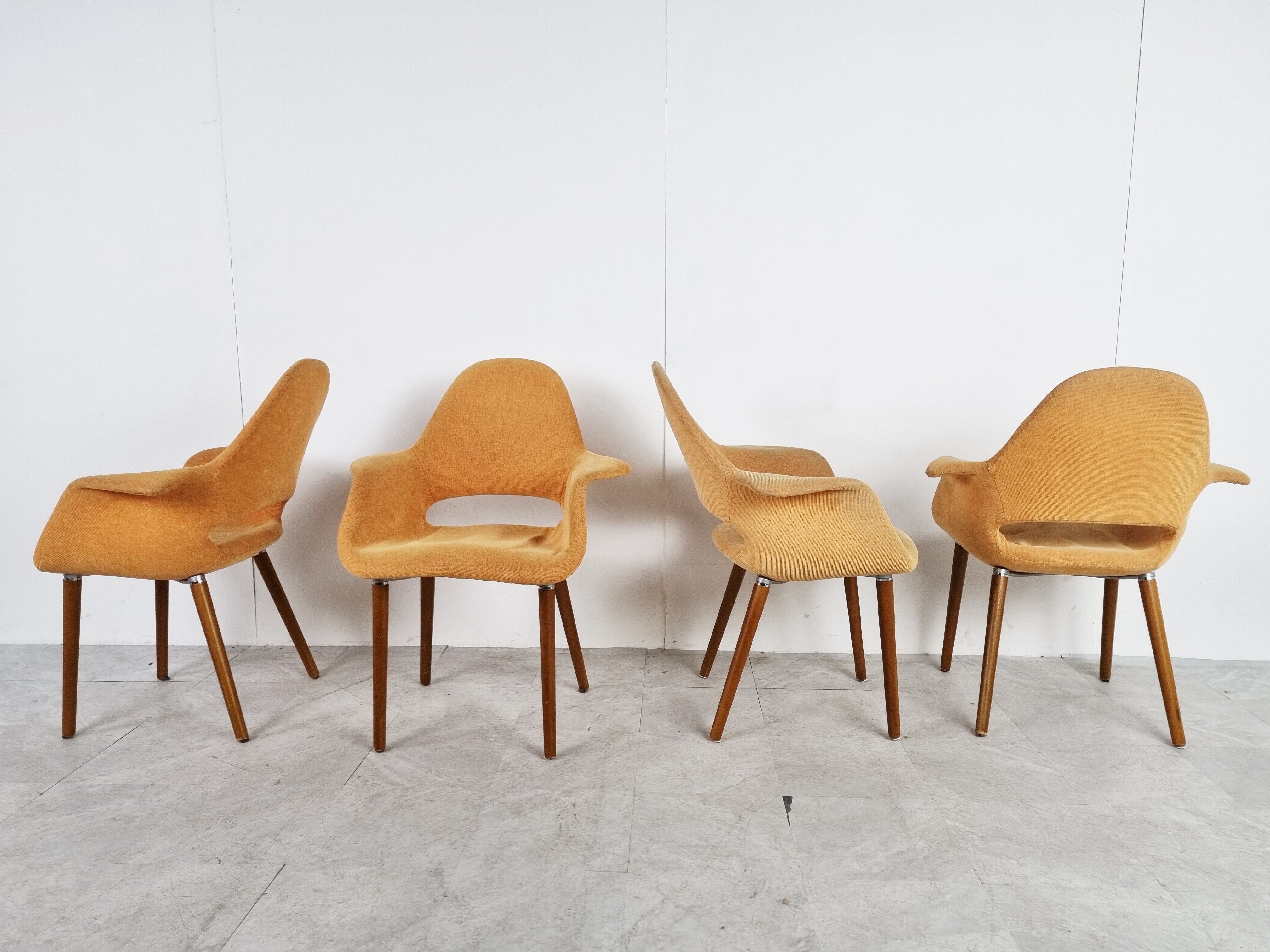 Vintage organic armchairs, 1970s