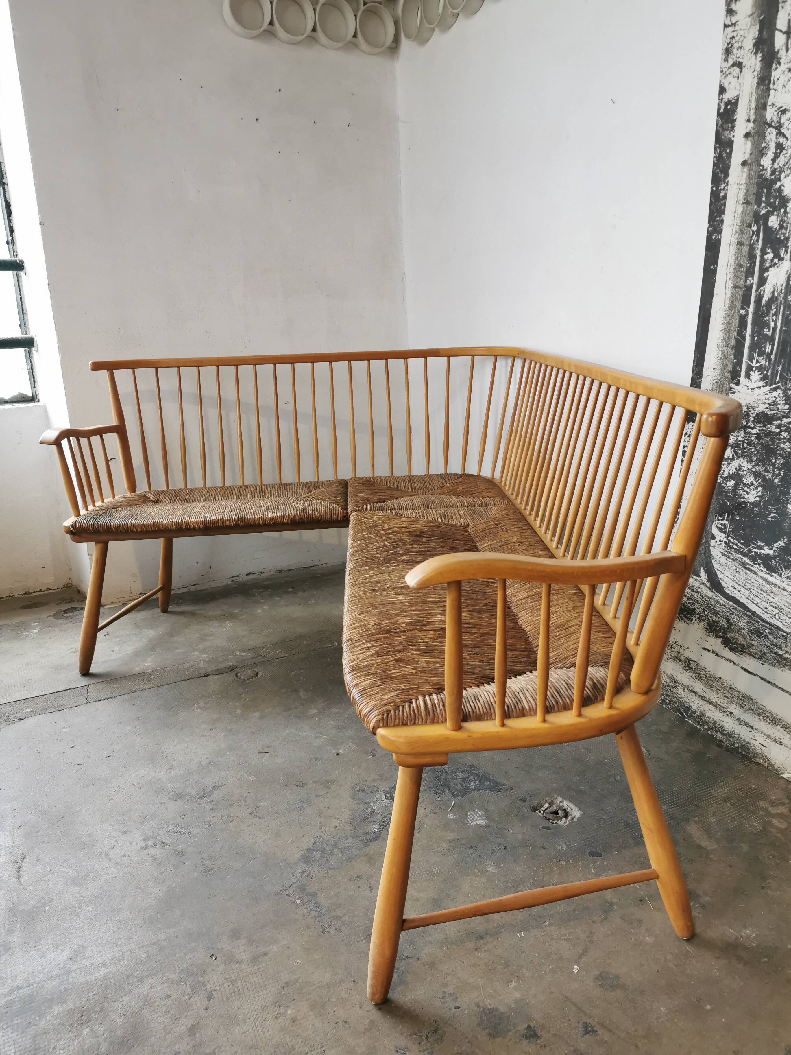 Arno Lambrecht corner bench 1960