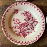 Chardons Gien dessert plates
