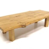 Scandinavian elm coffee table, Sweden, 1970