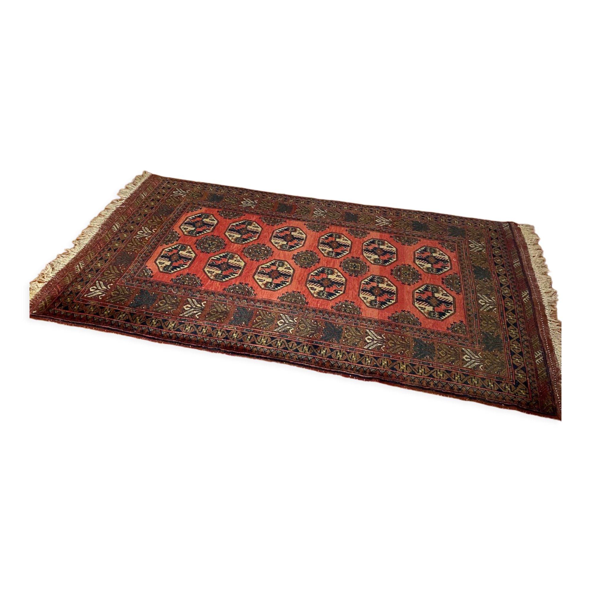 Hand-woven oriental wool carpets