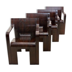 Set de quatre chaises