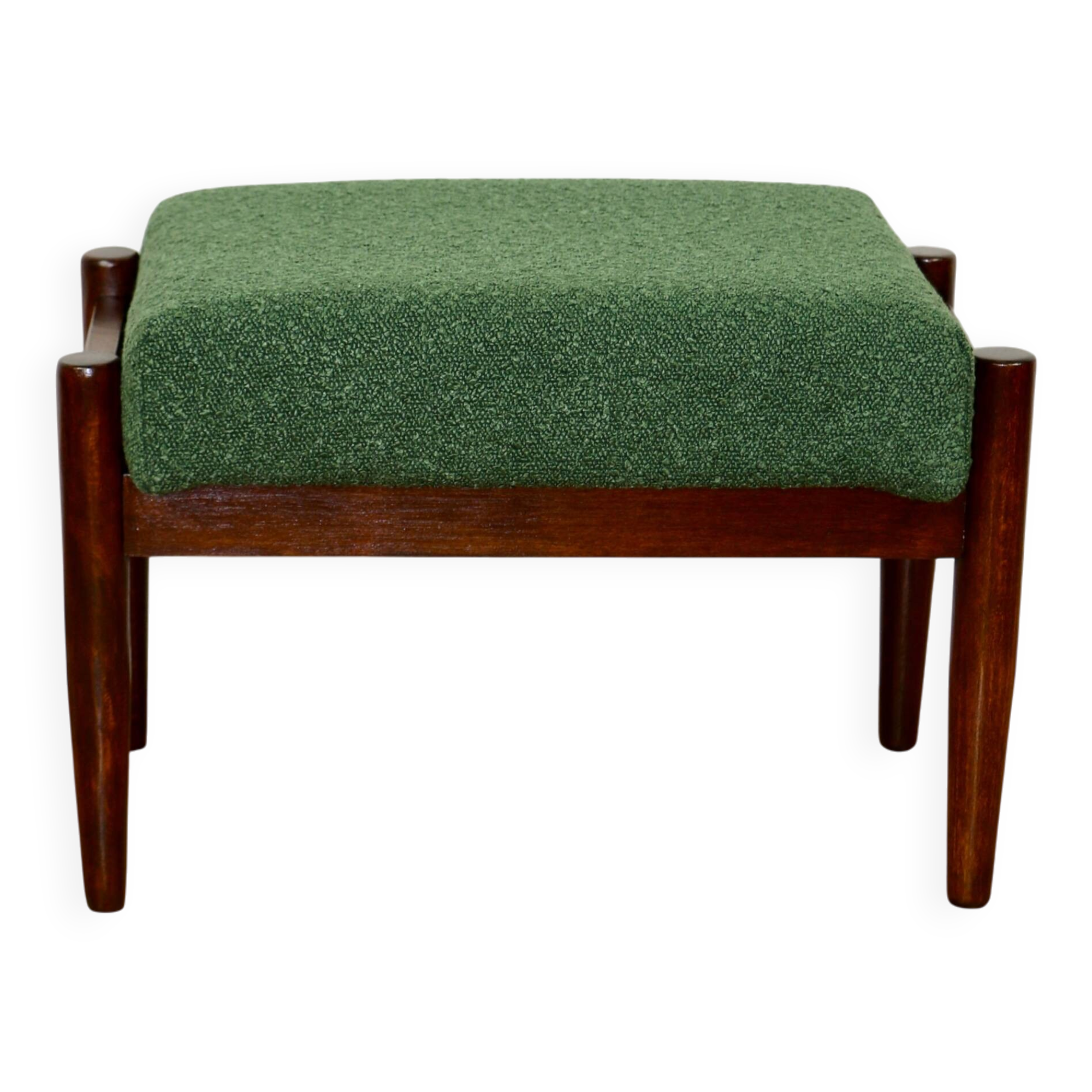 Edmund Homa stool green seat - boucle