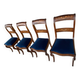 Set of 4 Louis Philippe chairs