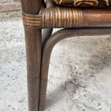 Bamboo armchair and adult canning