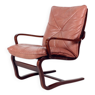 Fauteuil élégant de style danois moderne, par J.M. Birking & Co., Copenhague