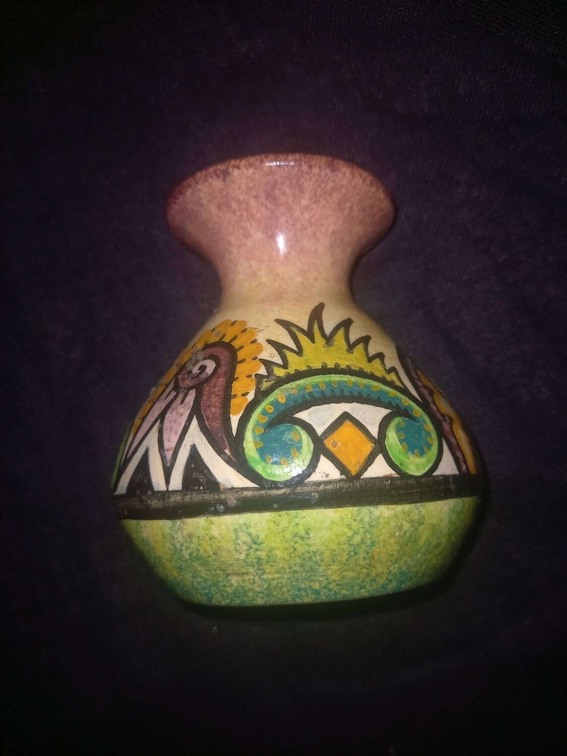 Small vase signed Foulen