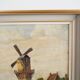 Painting „The Windmill above the Marina”, Scandinavian design, 1970s