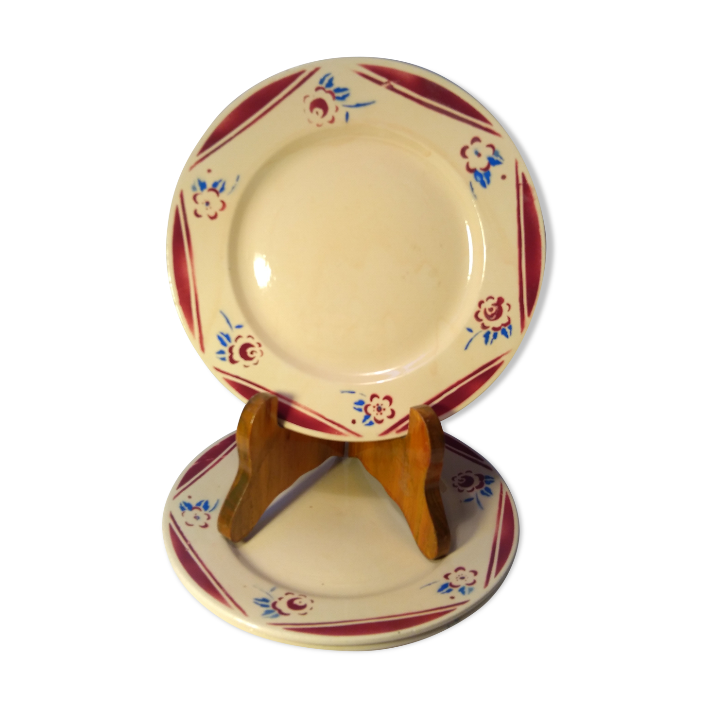 3 Lunéville dessert plates