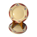 3 Lunéville dessert plates