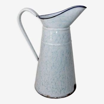 Broc pitcher pourer enamelled sheet metal bucket pot collection 37cm