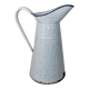 Broc pichet verseuse tôle émaillée seau pot collection 37cm