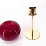 Hans-Agne Jakobsson AB Markaryd NR135 candle holder red 28 cm