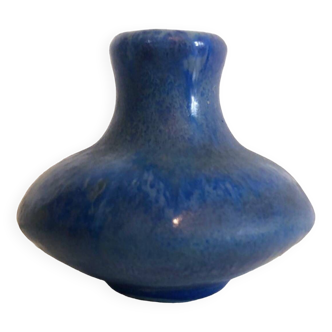 Blue ceramic vase