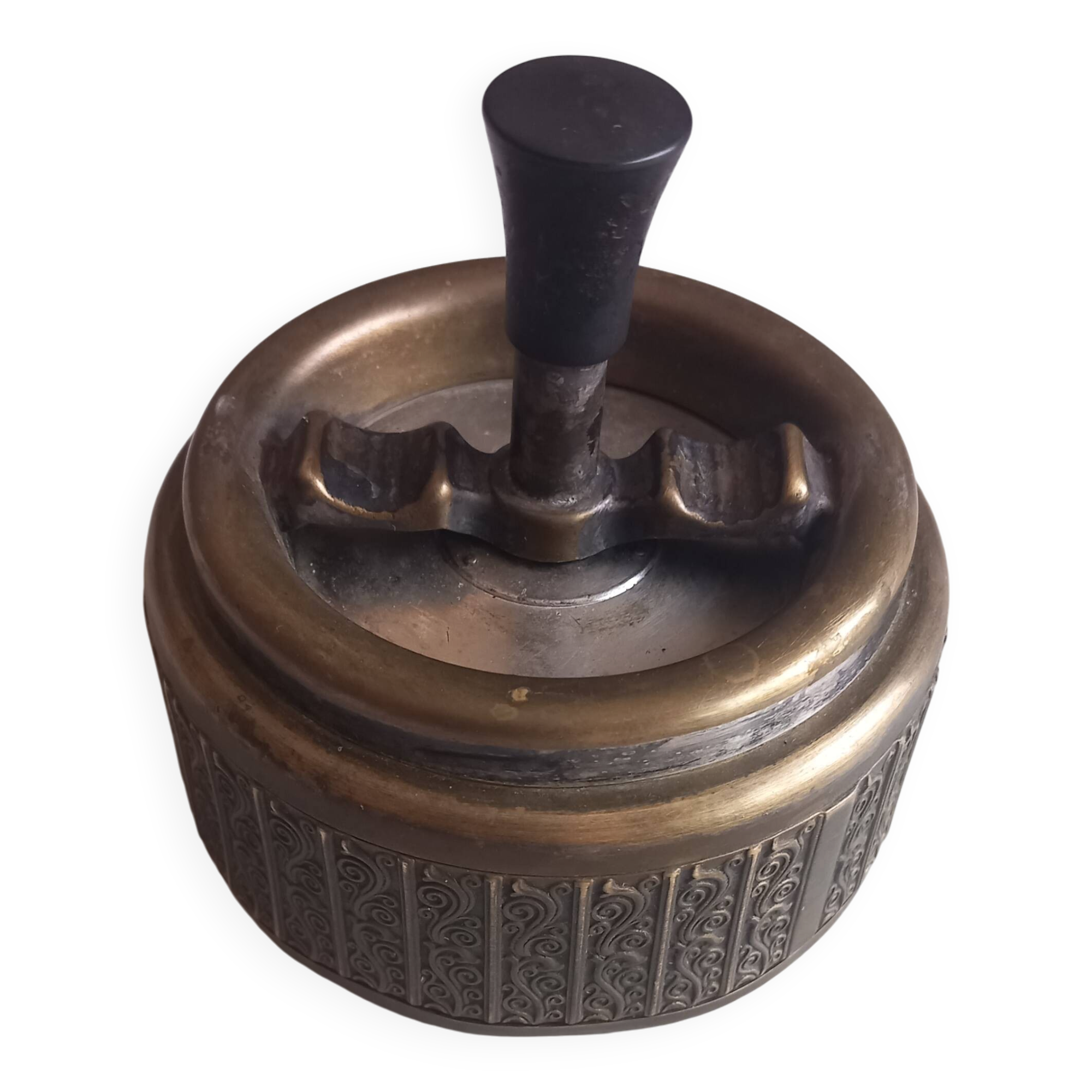Push-button ashtray mid-century Ehrard & Söhne