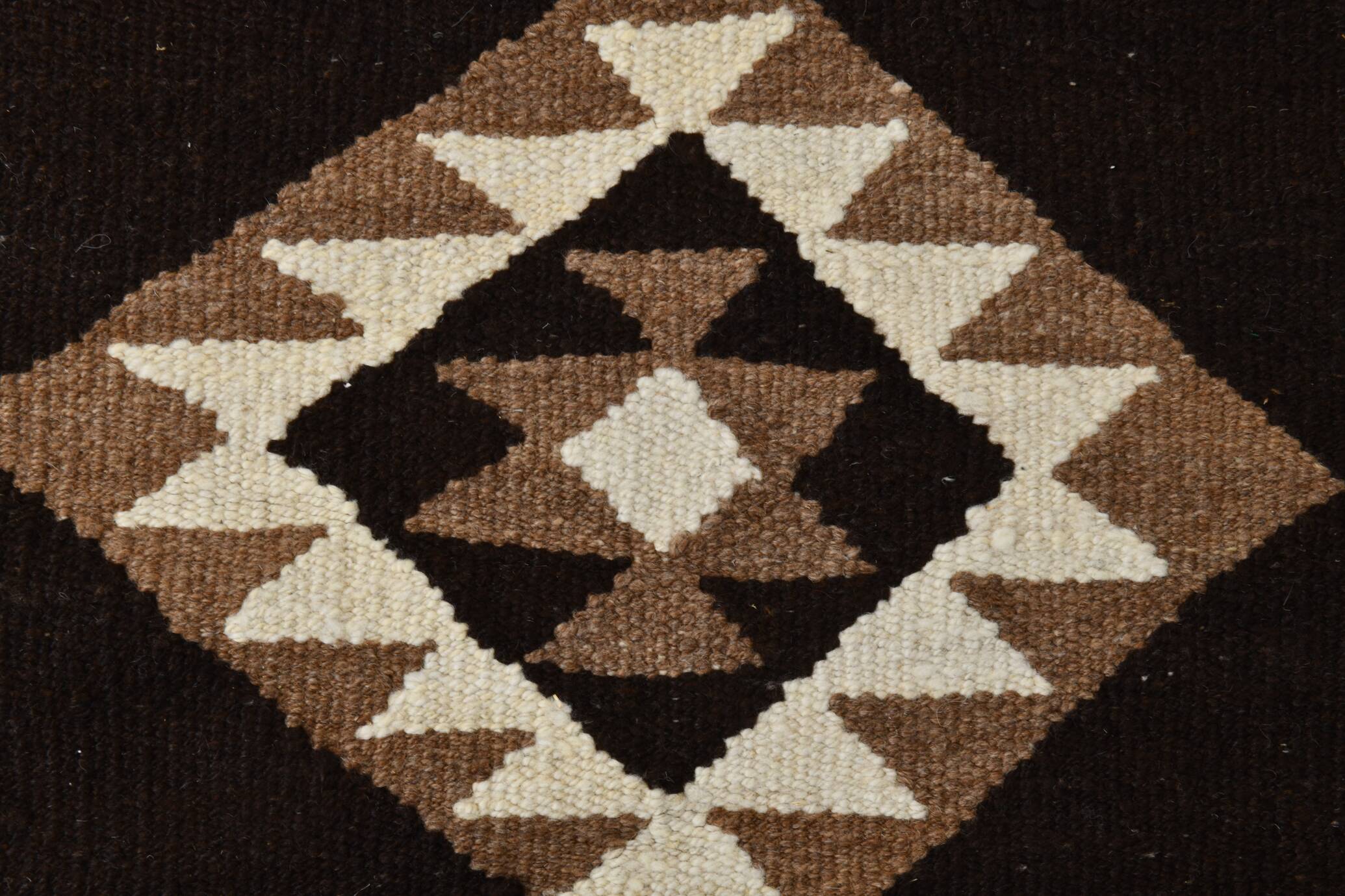 3x10 Vintage Beige & Brown Oriental Kilim Runner Rug, 99x322Cm