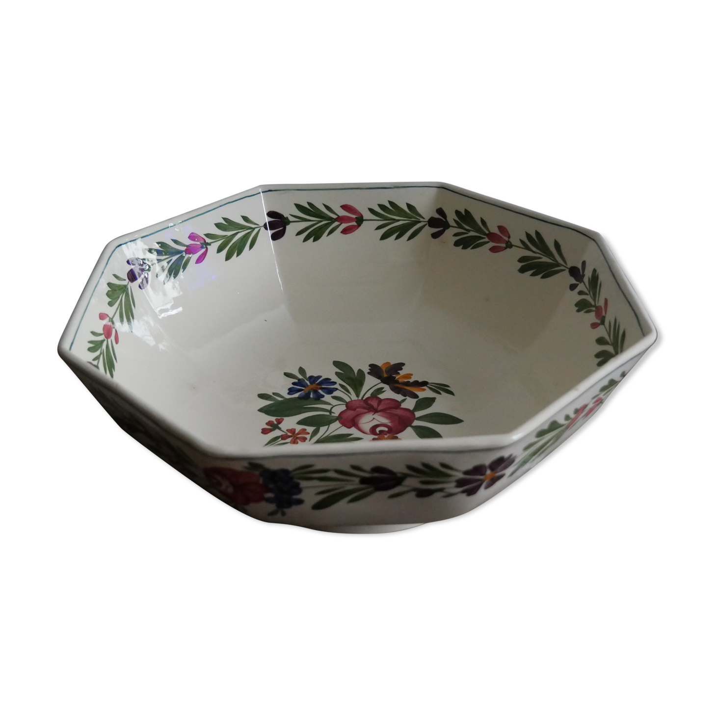 Salad bowl Sarreguemines model Rusticana