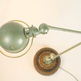 Table lamp jielde 2 arms on wooden base