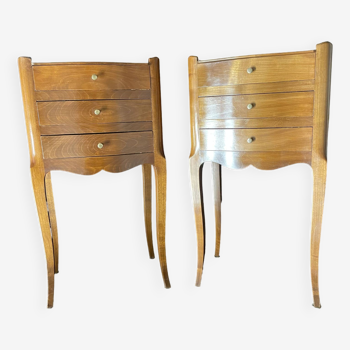 Pair of L XV style bedside tables