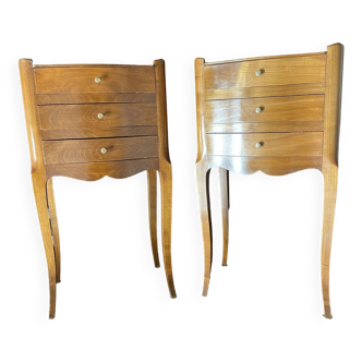 Pair of L XV style bedside tables