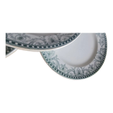 Set of 7 Terre de fer plates