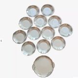 12 English Broadhurst Ironstone Bicentennial Dessert Plates 1776-1976