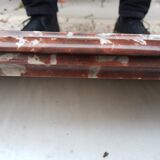 Fireplace in red marble from Languedoc