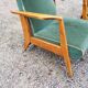 Paire de fauteuils des années 50 GMC pieds compas