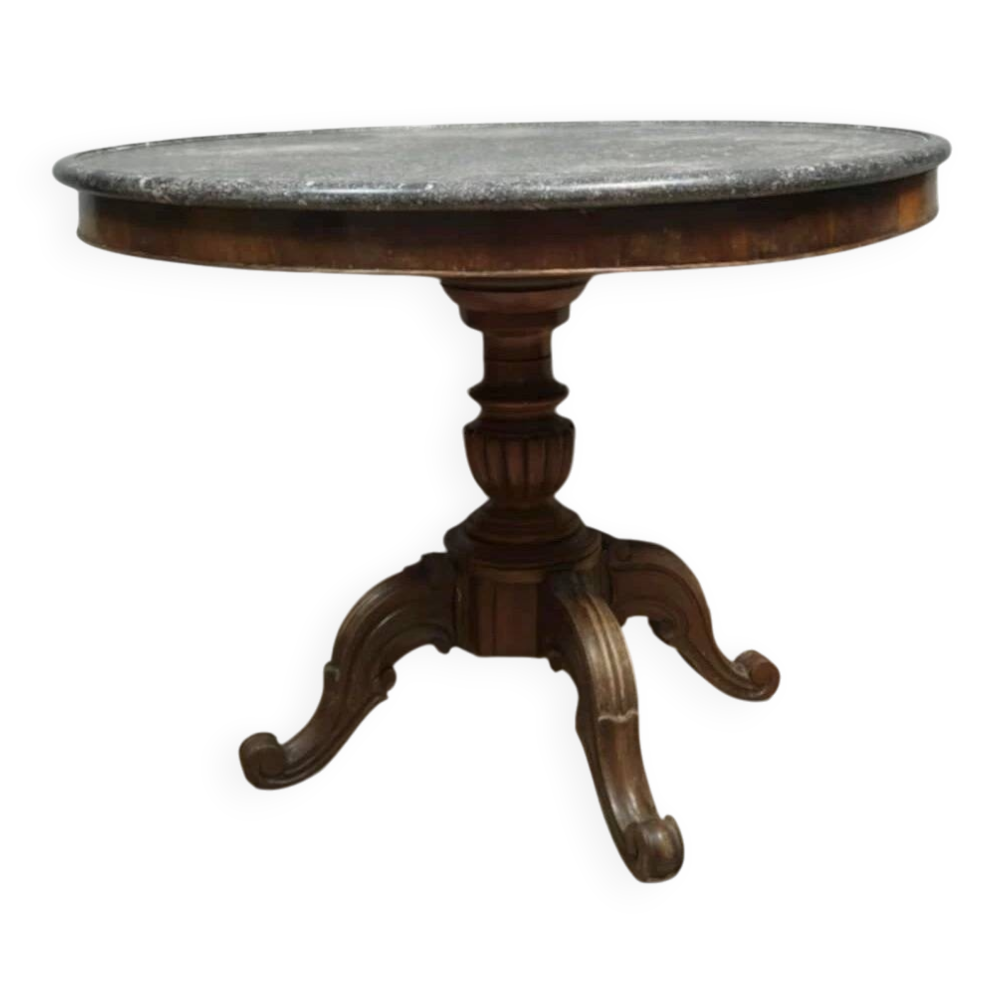 Empire-Restoration period mahogany pedestal table circa 1820