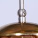 Mid-Century Modern Pendant Light in Chrome and Brass by Kamenický Šenov, Czech, 1960s