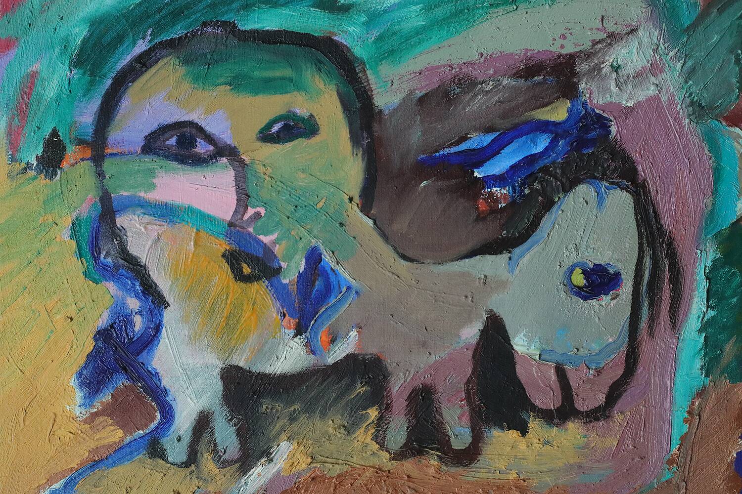 Lennart Lilja, Oil on canvas, 1950s